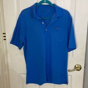 Greg Norman‎ blue golf shirt, size medium